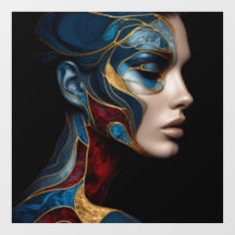 Retrato De Uma Mulher Em Abstrato