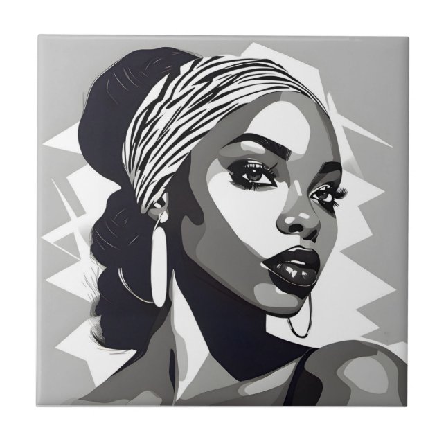 Retrato de uma mulher negra (Frente)