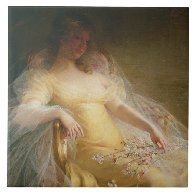 Retrato de uma mulher (óleo em canvas) (Frente)