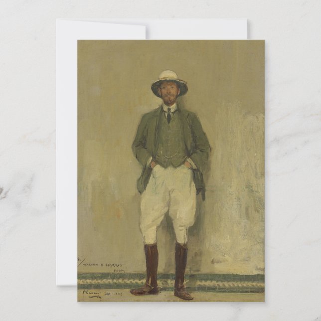 Retrato de Walter B. Harris | Sir John Lavery (Frente)