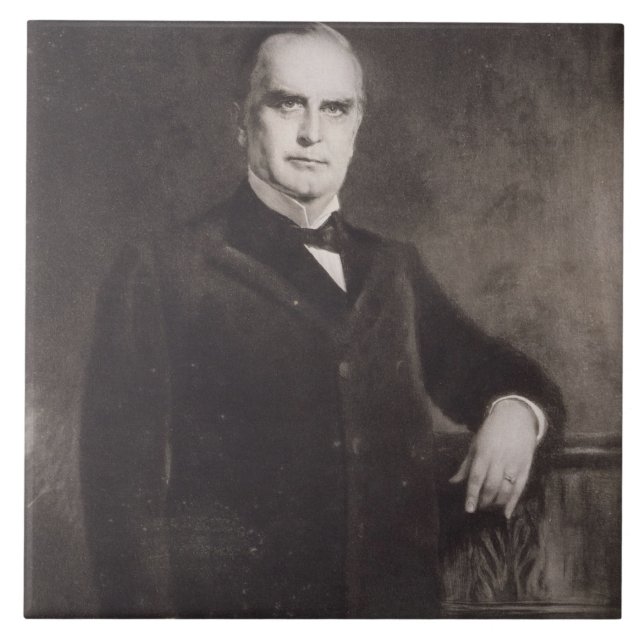 Retrato de William McKinley (litho) (Frente)