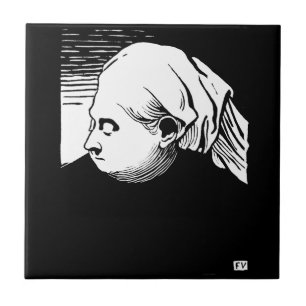 Retrato de Woodcut da Rainha Vitória