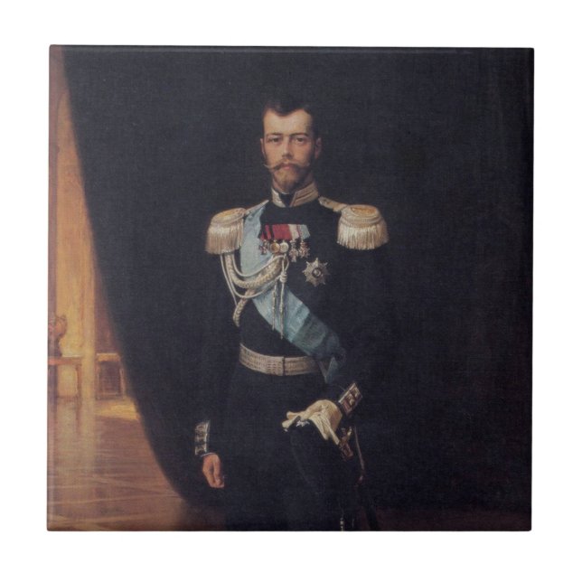 Retrato do czar Nicholas II (por Albert Edelsense) (Frente)