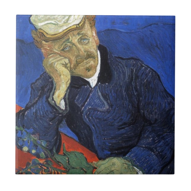Retrato do Doutor Gachet por Van Gogh (Frente)