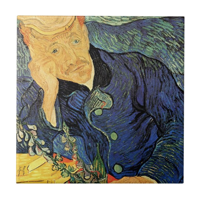 Retrato do Doutor Gachet por Vincent van Gogh (Frente)