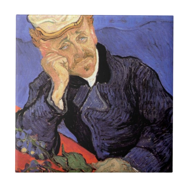 Retrato do Doutor Gachet por Vincent van Gogh (Frente)