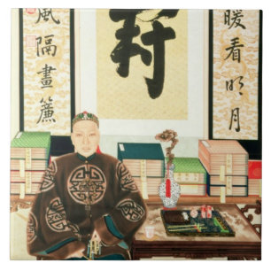 Retrato do Li-Lugar Ying, o excelente do Tzu-Hsi
