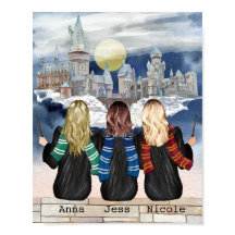 Retrato do mago Castle, Besties Impressão