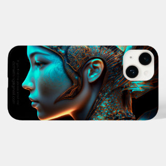 Retrato do Perfil Cyberpunk Eletro Japonês