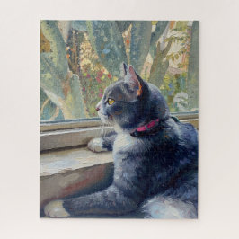 Retrato do Quebra-Cabeça do Gato