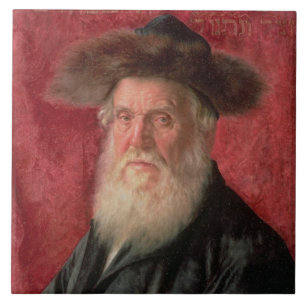 Retrato do rabino de Nadvorno, c.1910 (óleo sobre