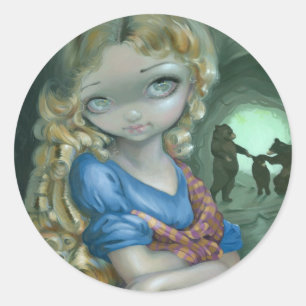 "Retrato etiquetas de Goldilocks"