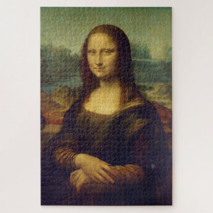 Retrato Famoso da Quebra-cabeça da Mona Lisa, de L