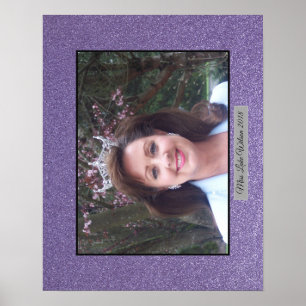 Retrato feito sob encomenda do poster do brilho da