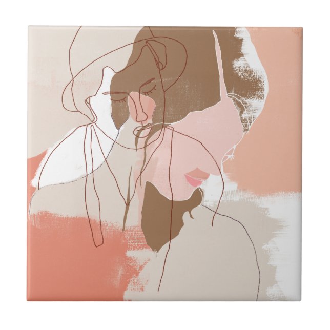 Retrato feminino Pintado (Frente)