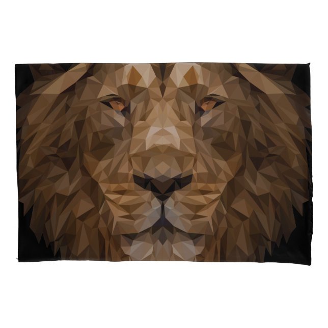 Retrato Geométrico Lion (Frente)