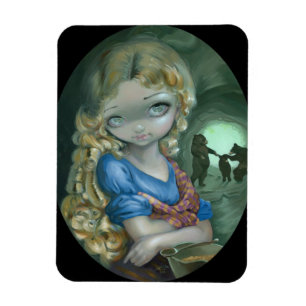 "Retrato ímã do cabo flexível de Goldilocks"