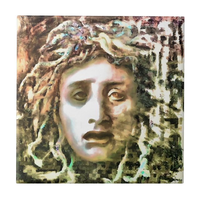 Retrato Medusa de um Gorgão (Frente)