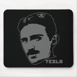 Retrato Mousepad de Nikola Tesla