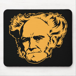 Retrato Mousepad de Schopenhauer