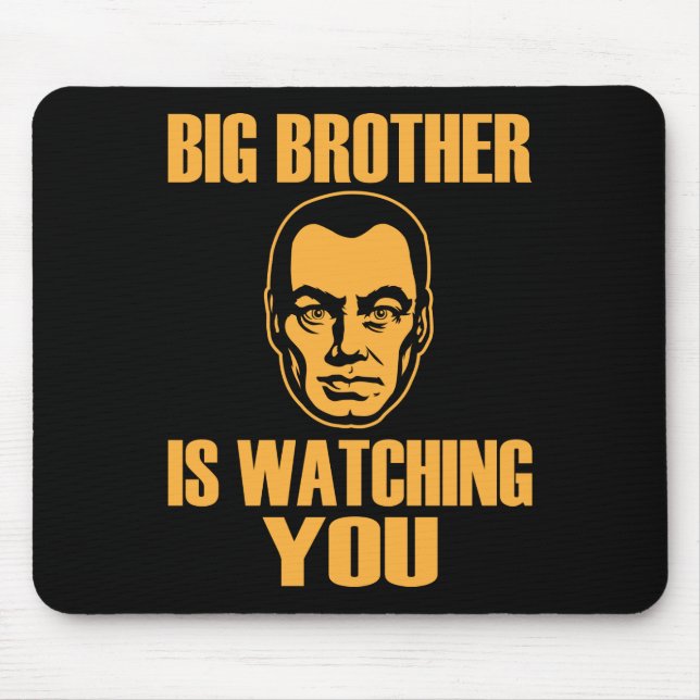 Retrato Mousepad do big brother (Frente)