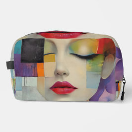 Retrato no Surrealismo do Bloco de Cor