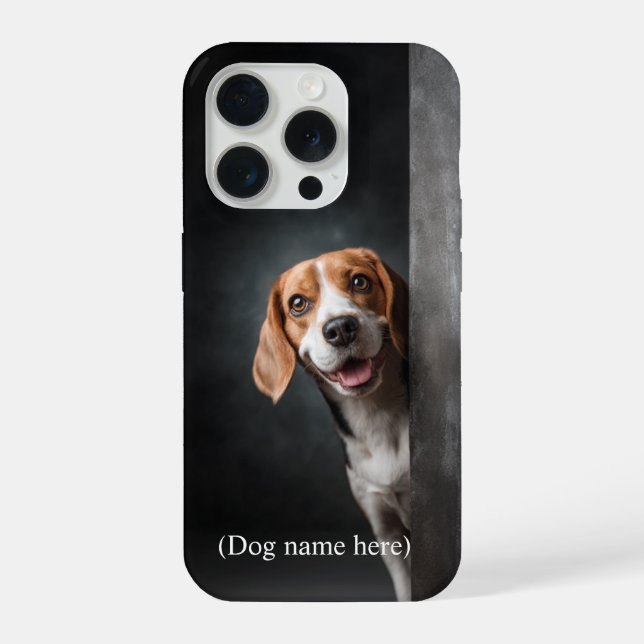 Retrato Personalizado de Cachorro Beagle (Verso)