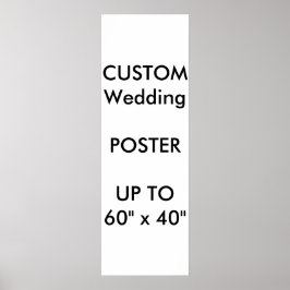 Retrato Poster MATTE de 12" x 36" personalizado