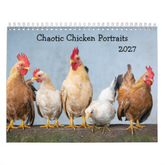 Retratos Caóticos de Frangos Calendário 2027
