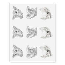 Retratos de Bat de Rico preto e branco