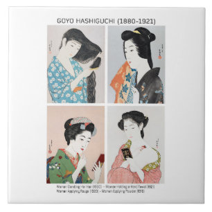 Retratos de mulheres japonesas - Goyō Hashiguchi