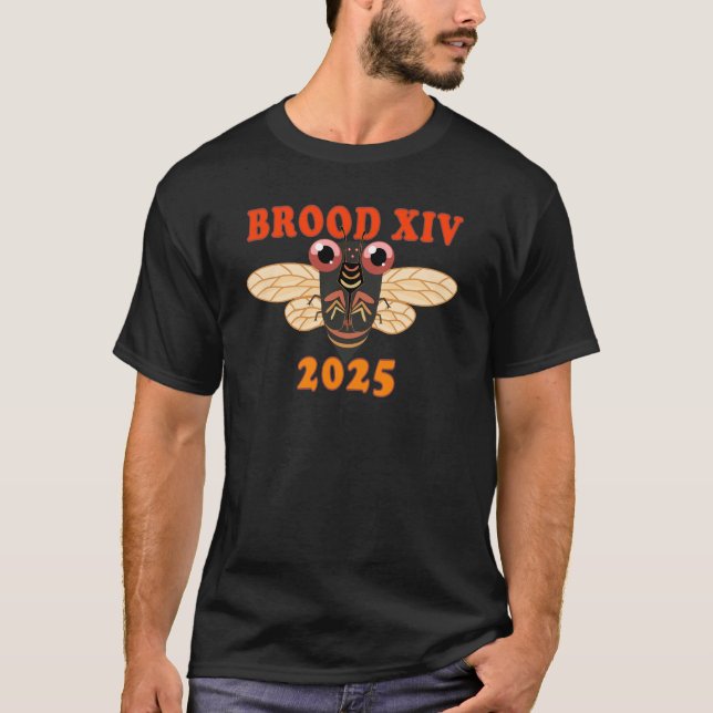 Retro 2025 Brood XIV Camisa De Cicada (Frente)
