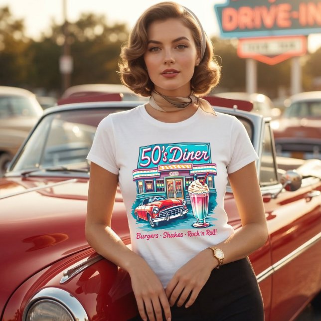 Retro 50's Diner - Burgers Shakes Rock 'n Roll (Criador carregado)