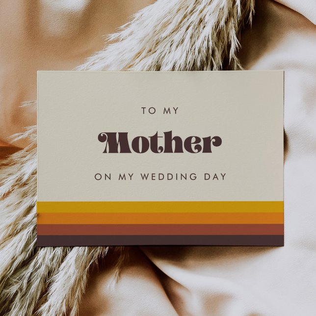 Retro 60 para minha mãe no meu cartão do dia do ca (Criador carregado)