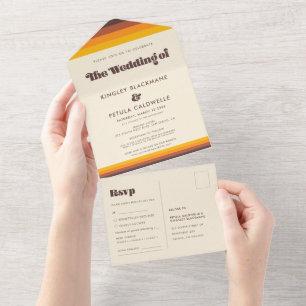 Retro 60s vintage cores casamento