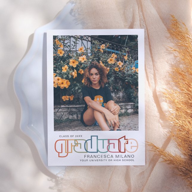 Retro | Anúncio de fotos do Formando Rainbow (Criador carregado)