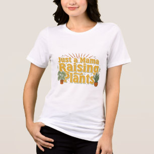 Retro Apenas uma Mamãe Criando Plantas SVG