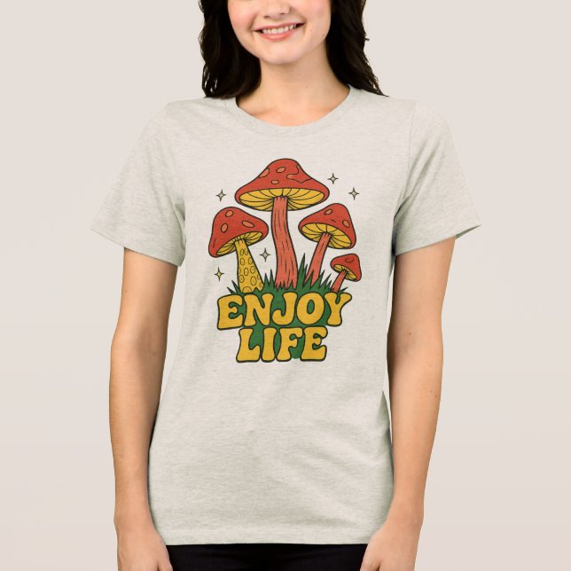 Retro Aproveite a camisa de suor de vida (Frente)