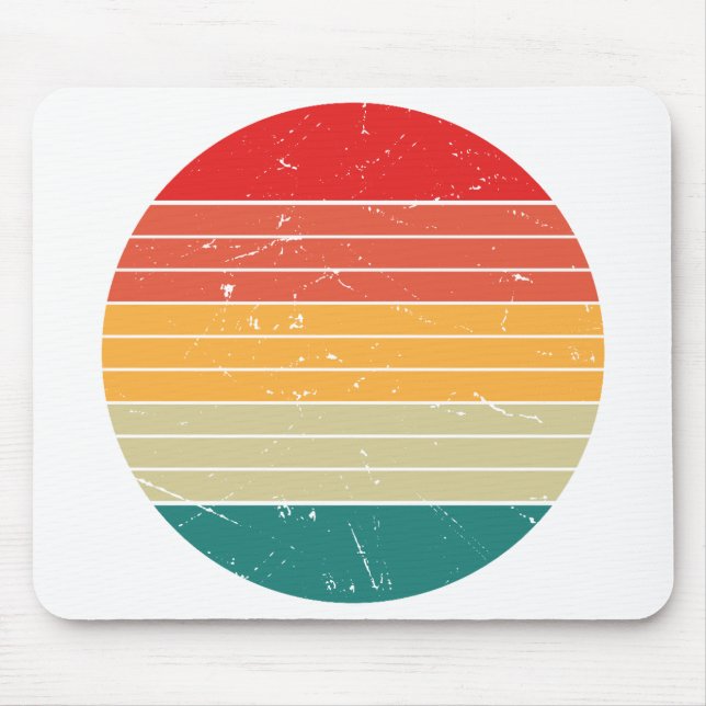 Retro Arcade Colorful Mousepad Design (Frente)