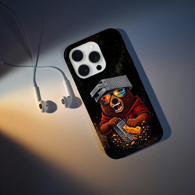 Retro Bear With Cheese Grater Hat and Sunglasses (Criador carregado)