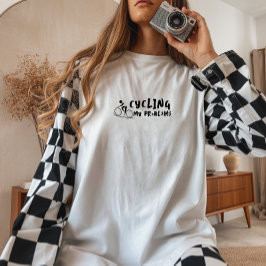 Retro bike Girl Irony black