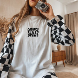 Retro bike Girl Irony black