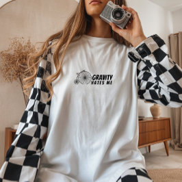 Retro bike Girl Irony black