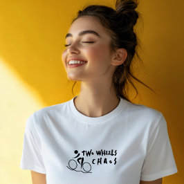 Retro bike Girl Irony black