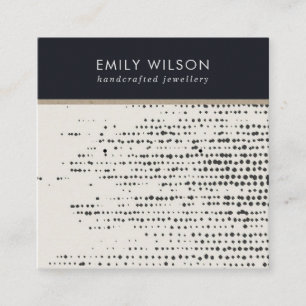 RETRO BLACK WHITE DOTS STUD EARRING CARTÃO DE EXIB
