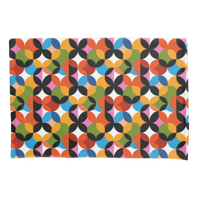 RETRO BOHO Chic Pattern Vibrant Mid Century Modern (Frente)