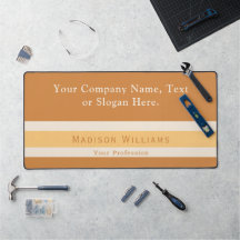 Retro Boho Nome Personalizado Escritório do Slogan