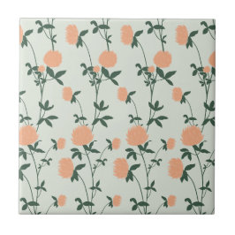 Retro Botanical Meadow Clover | Soft Spring