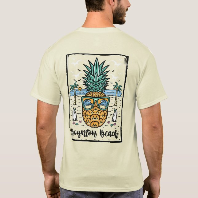 Retro Boynton Beach. Camiseta (Verso)