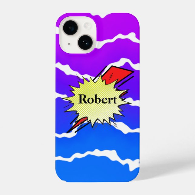 Retro bubble color comic (Verso)